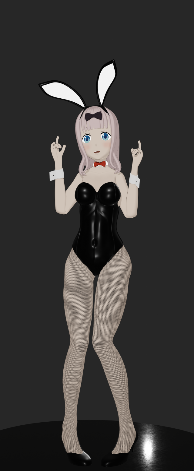 chika fujiwara bunny suit kaguya-sama love is war 3D Model .c4d .max .obj .3ds .fbx .stl .blend