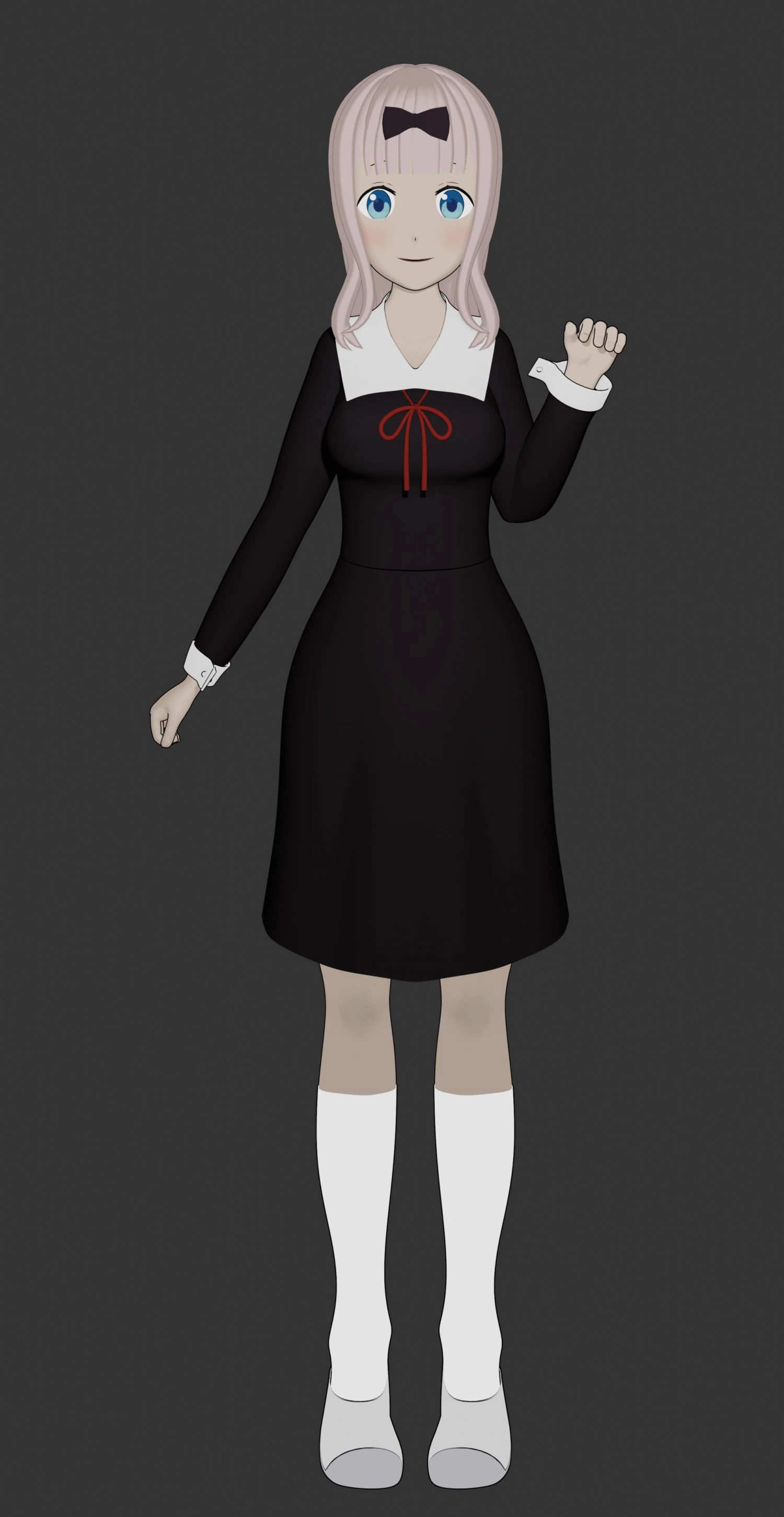 chika fujiwara kaguya-sama amor &eacute; guerra Modelo 3D .c4d .max .obj .3ds .fbx .stl .blend 