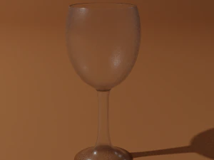 copo de vidro Modelo 3D