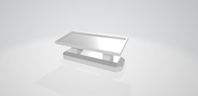 stone table Model 3D .c4d .max .obj .3ds .fbx .stl .blend 