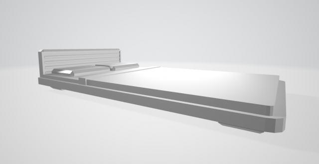bed lowpoly 3D 模型 .c4d .max .obj .3ds .fbx .stl .blend 