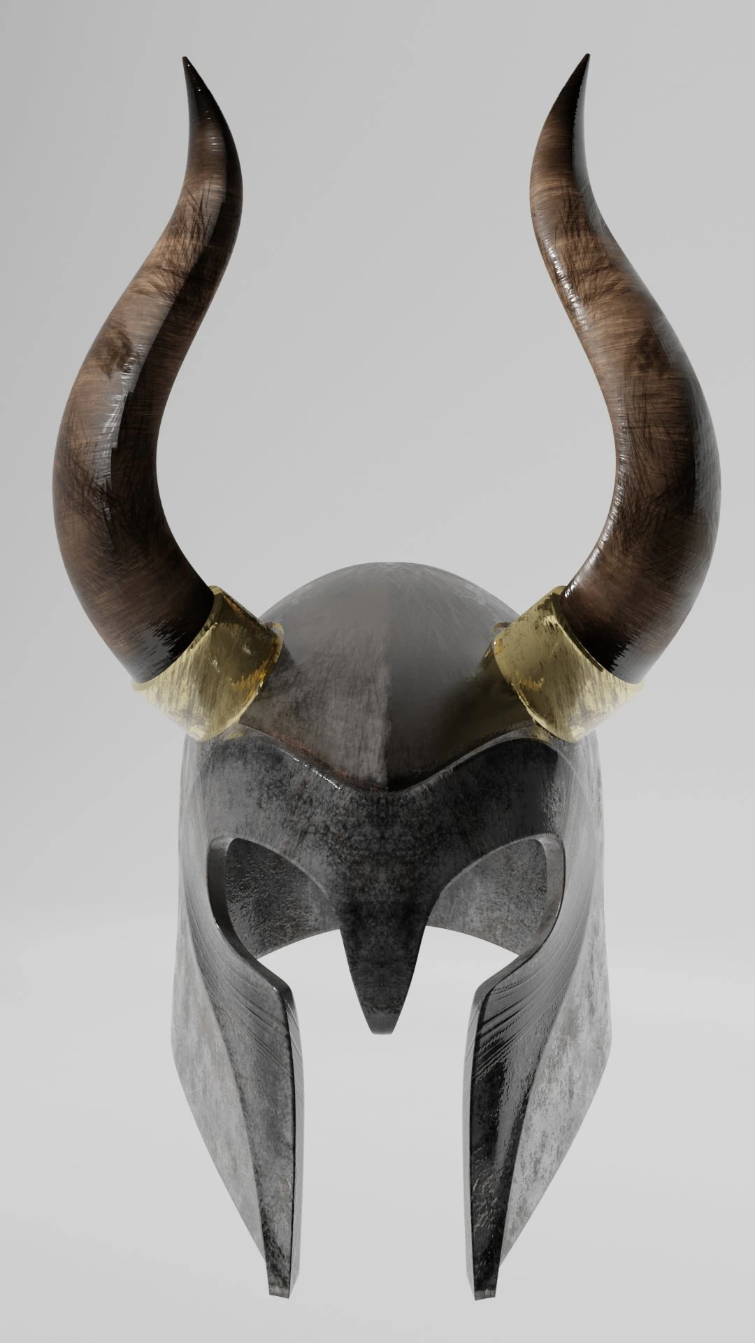 casco vikingo - viking helmet 3D Model .c4d .max .obj .3ds .fbx .stl .blend 