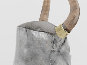casco vikingo - viking helmet Model 3D