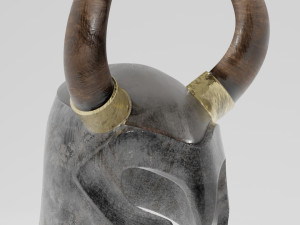 casco vikingo - viking helmet Model 3D