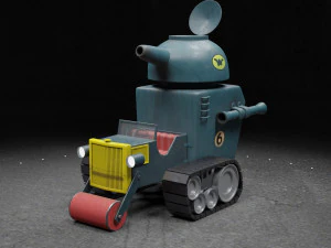 super chatarra auto speciali locomotive Modello 3D