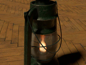 olie lantaarns 3D Model