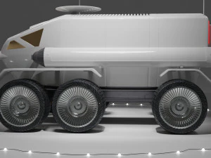mars toyota rover space 3D Model