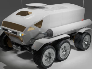 mars toyota rover space 3D Model
