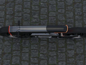 futuristic motorcycle 3D Model