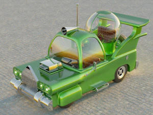 auto homer simpson 3d 3D Model