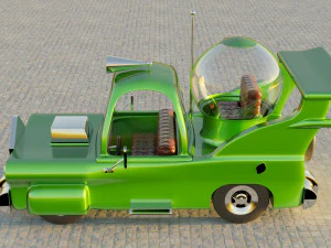 car homer simpson 3d 3D Model