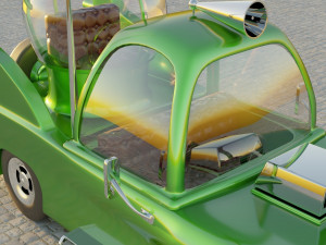 car homer simpson 3d Model 3D