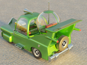 car homer simpson 3d Model 3D