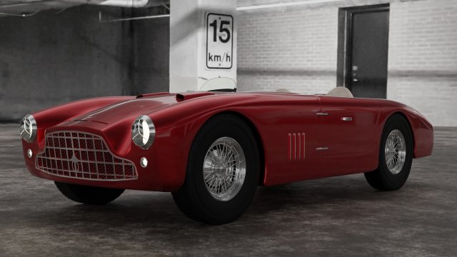 aston martin db3 1953 Model 3D .c4d .max .obj .3ds .fbx .stl .blend 