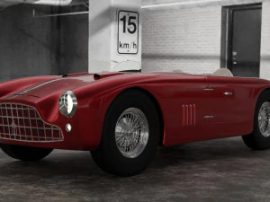 aston martin db3 1953 3D Model