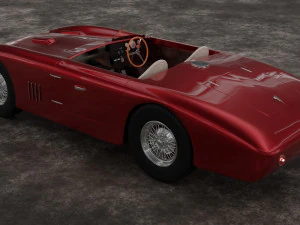 aston martin db3 1953 3D Model