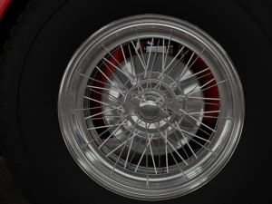 aston martin db3 1953 3D Model
