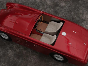 aston martin db3 1953 3D Model