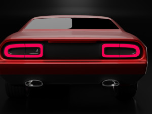 dodge challenger 3D 모델