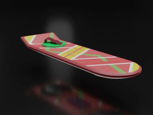 hoverboard de volta para o futuro ii Modelo 3D