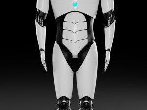 artificial intelligence cyborg 3D मॉडल