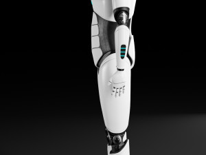 artificial intelligence cyborg 3D Model