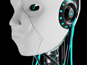 artificial intelligence cyborg 3D Model