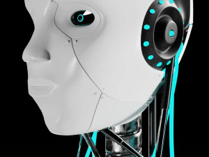 artificial intelligence cyborg 3D Model