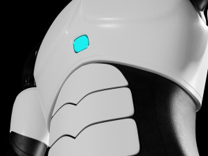 artificial intelligence cyborg 3D Model