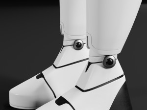 artificial intelligence cyborg 3D Model