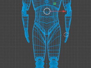 artificial intelligence cyborg 3D Model