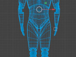 artificial intelligence cyborg 3D Model