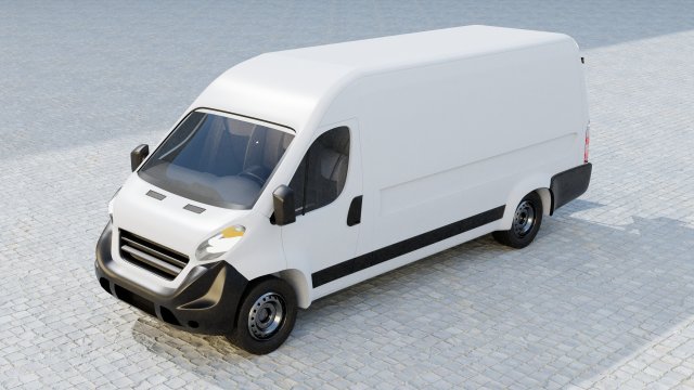 car mercedes sprinter 3D Модель .c4d .max .obj .3ds .fbx .stl .blend 