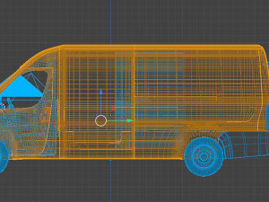 car mercedes sprinter 3D Модель