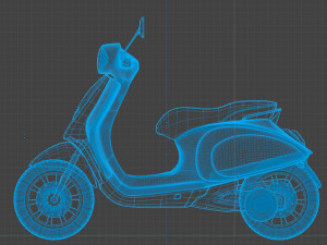 vespa sprint 3D Модель