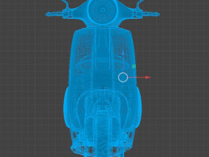 vespa sprint 3D Модель