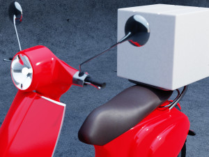 vespa delivery 3D Model