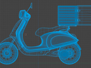 vespa delivery 3D Model