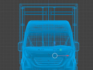 box truck 3D Model