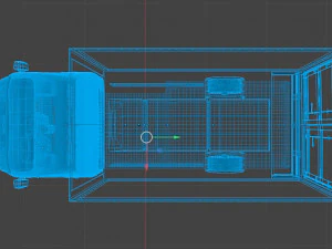 box truck 3D Model