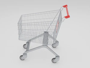 shopping cart 3D Model