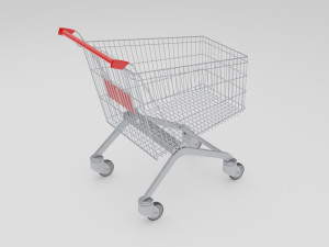 shopping cart 3D 模型