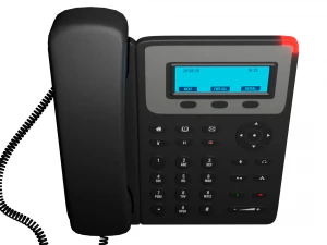 사무실 전화 3D 모델