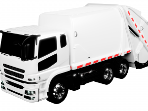 trash truck 3D 모델
