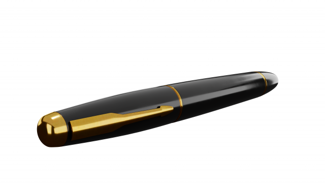 pen 3Dモデル .c4d .max .obj .3ds .fbx .stl .blend 