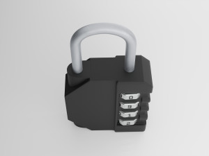 3 sets of padlocks Model 3D