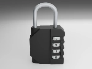 3 sets of padlocks 3D Model
