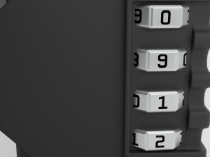 3 sets of padlocks Model 3D