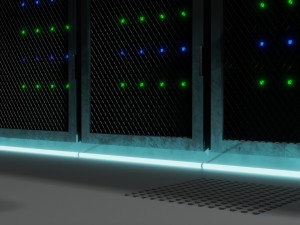 data center server 3D-Modell