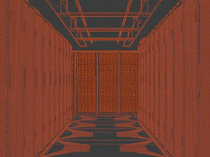 data center server 3D Model